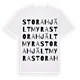 Stora Hjältmyra ordlek t-shirt