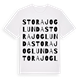 Stora Joglunda ordlek t-shirt