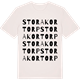 Vintage White t-shirt med Stora Kortorp ordlek t-shirt