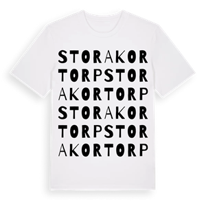 Stora Kortorp ordlek t-shirt – ekologisk bomull t-shirt från Pinshirt