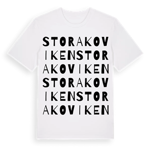 Stora Koviken ordlek t-shirt – ekologisk bomull t-shirt från Pinshirt