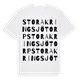 Stora Kringsjötorp ordlek t-shirt