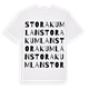 Stora Kumlan ordlek t-shirt