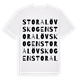 Stora Lövskogen ordlek t-shirt