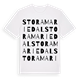 Stora Mariedal ordlek t-shirt