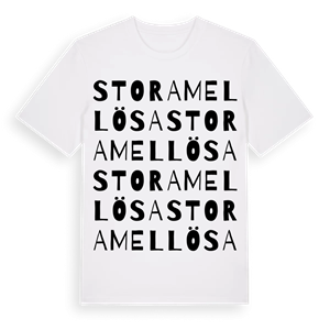Stora Mellösa ordlek t-shirt – ekologisk bomull t-shirt från Pinshirt