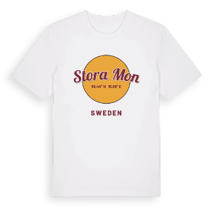 Stora Mon cirkel t-shirt – ekologisk bomull t-shirt från Pinshirt