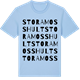 Blue Soul t-shirt med Stora Mosshult ordlek t-shirt