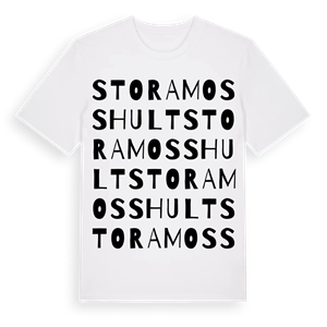 Stora Mosshult ordlek t-shirt – ekologisk bomull t-shirt från Pinshirt