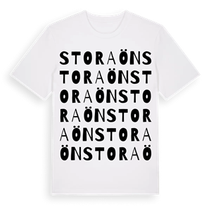 Stora Ön ordlek t-shirt – ekologisk bomull t-shirt från Pinshirt