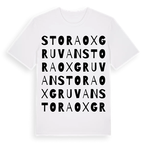 Stora Oxgruvan ordlek t-shirt – ekologisk bomull t-shirt från Pinshirt