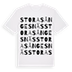 Stora Sångesnäs ordlek t-shirt