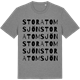 Mid Heather Gray t-shirt med Stora Tomsjön ordlek t-shirt