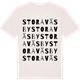 Vintage White t-shirt med Stora Väsby ordlek t-shirt