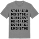 Mid Heather Gray t-shirt med Storagården ordlek t-shirt