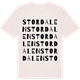 Vintage White t-shirt med Stordalen ordlek t-shirt