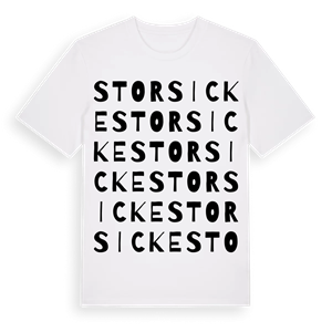 Storsicke ordlek t-shirt – ekologisk bomull t-shirt från Pinshirt