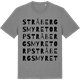 Mid Heather Gray t-shirt med Stråbergsmyretorp ordlek t-shirt