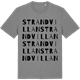 Mid Heather Gray t-shirt med Strandvillan ordlek t-shirt
