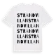 White t-shirt med Strandvillan ordlek t-shirt