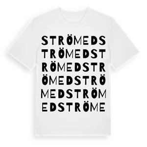 Strömed ordlek t-shirt – ekologisk bomull t-shirt från Pinshirt
