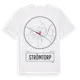 White t-shirt med Strömtorp t-shirt