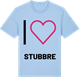 Blue Soul t-shirt med Jag älskar Stubbre t-shirt stort tryck