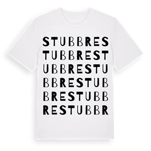 Stubbre ordlek t-shirt – ekologisk bomull t-shirt från Pinshirt