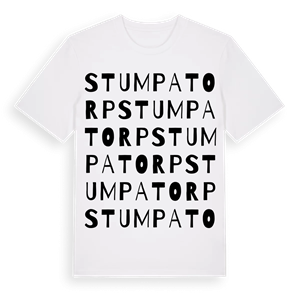 Stumpatorp ordlek t-shirt – ekologisk bomull t-shirt från Pinshirt
