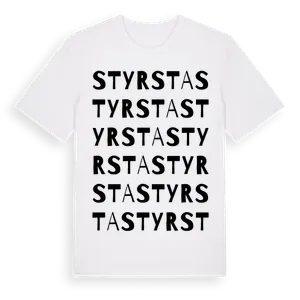 Styrsta ordlek t-shirt – ekologisk bomull t-shirt från Pinshirt