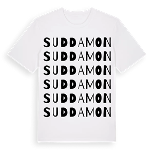 Suddamon ordlek t-shirt – ekologisk bomull t-shirt från Pinshirt