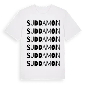 Suddamon ordlek t-shirt – ekologisk bomull t-shirt från Pinshirt