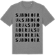 Mid Heather Gray t-shirt med Sundbobruk ordlek t-shirt