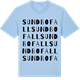 Blue Soul t-shirt med Sundbofall ordlek t-shirt