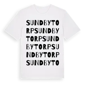 Sundbytorp ordlek t-shirt – ekologisk bomull t-shirt från Pinshirt