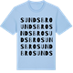 Blue Soul t-shirt med Sundsbro ordlek t-shirt