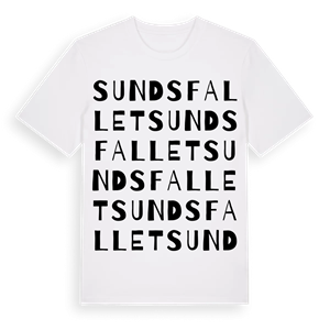 Sundsfallet ordlek t-shirt – ekologisk bomull t-shirt från Pinshirt