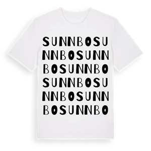 Sunnbo ordlek t-shirt – ekologisk bomull t-shirt från Pinshirt