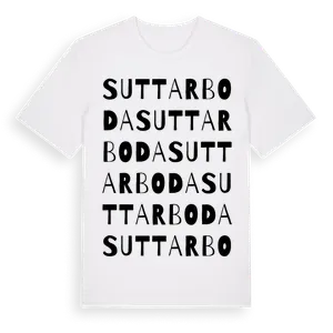 Suttarboda ordlek t-shirt – ekologisk bomull t-shirt från Pinshirt