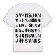 Svansjön ordlek t-shirt