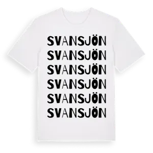 Svansjön ordlek t-shirt – ekologisk bomull t-shirt från Pinshirt