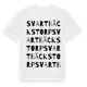 White t-shirt med Svartbäckstorp ordlek t-shirt