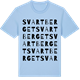 Blue Soul t-shirt med Svartberget ordlek t-shirt