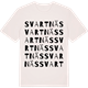 Vintage White t-shirt med Svartnäs ordlek t-shirt