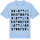 Blue Soul t-shirt med Svarttjärnstorp ordlek t-shirt