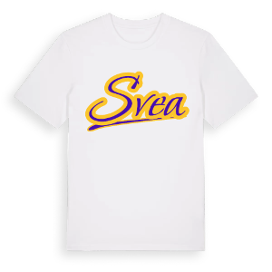 Svea baseball t-shirt – ekologisk bomull t-shirt från Pinshirt
