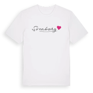 Sveaborg hjärta t-shirt – ekologisk bomull t-shirt från Pinshirt