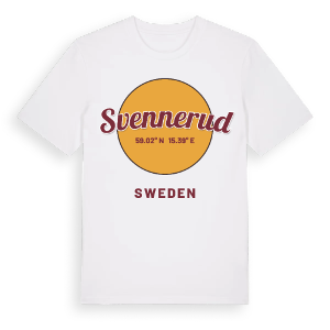 Svennerud cirkel t-shirt – ekologisk bomull t-shirt från Pinshirt
