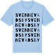 Blue Soul t-shirt med Svennevads by ordlek t-shirt