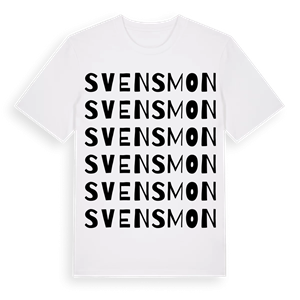 Svensmon ordlek t-shirt – ekologisk bomull t-shirt från Pinshirt
